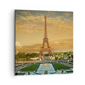Impression sur toile - Image sur toile - La reine de Paris - 50x50 cm