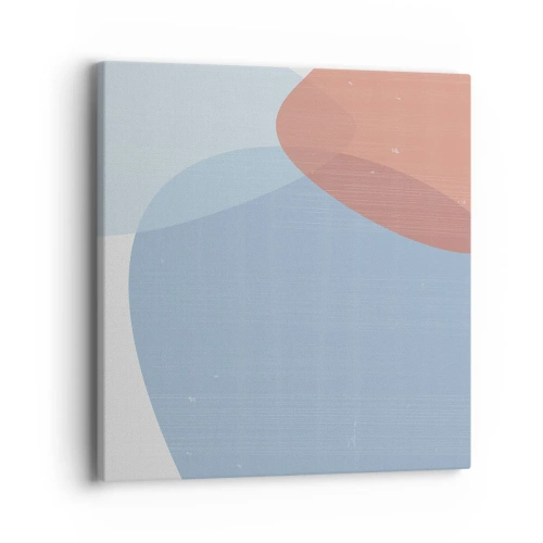 Impression sur toile - Image sur toile - Relations pastel - 40x40 cm