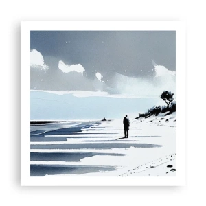 Affiche - Poster - Seul à seul - 60x60 cm