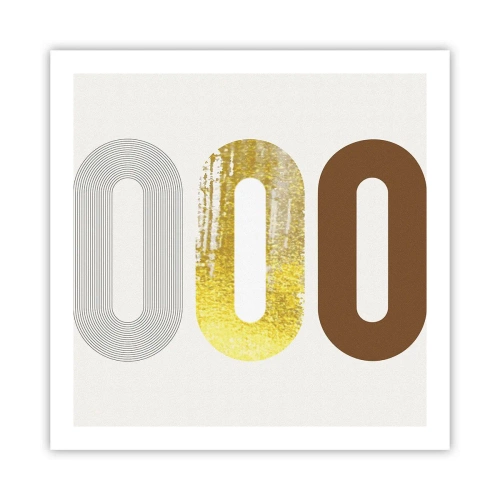 Affiche - Poster - Ooo! - 60x60 cm