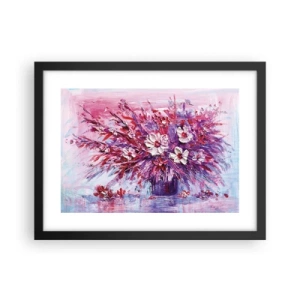 Affiche dans un cadre noir - Poster - Innocence et passion - 40x30 cm