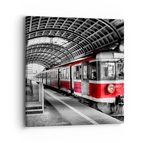 Impression sur toile - Image sur toile - C'est peut-être le voyage de votre vie ? - 40x40 cm