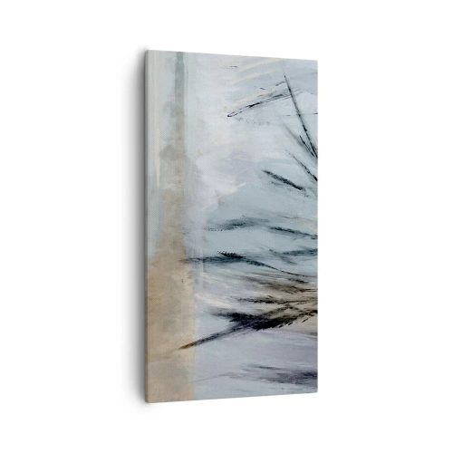 Impression sur toile - Image sur toile - Champs d'hiver - 55x100 cm