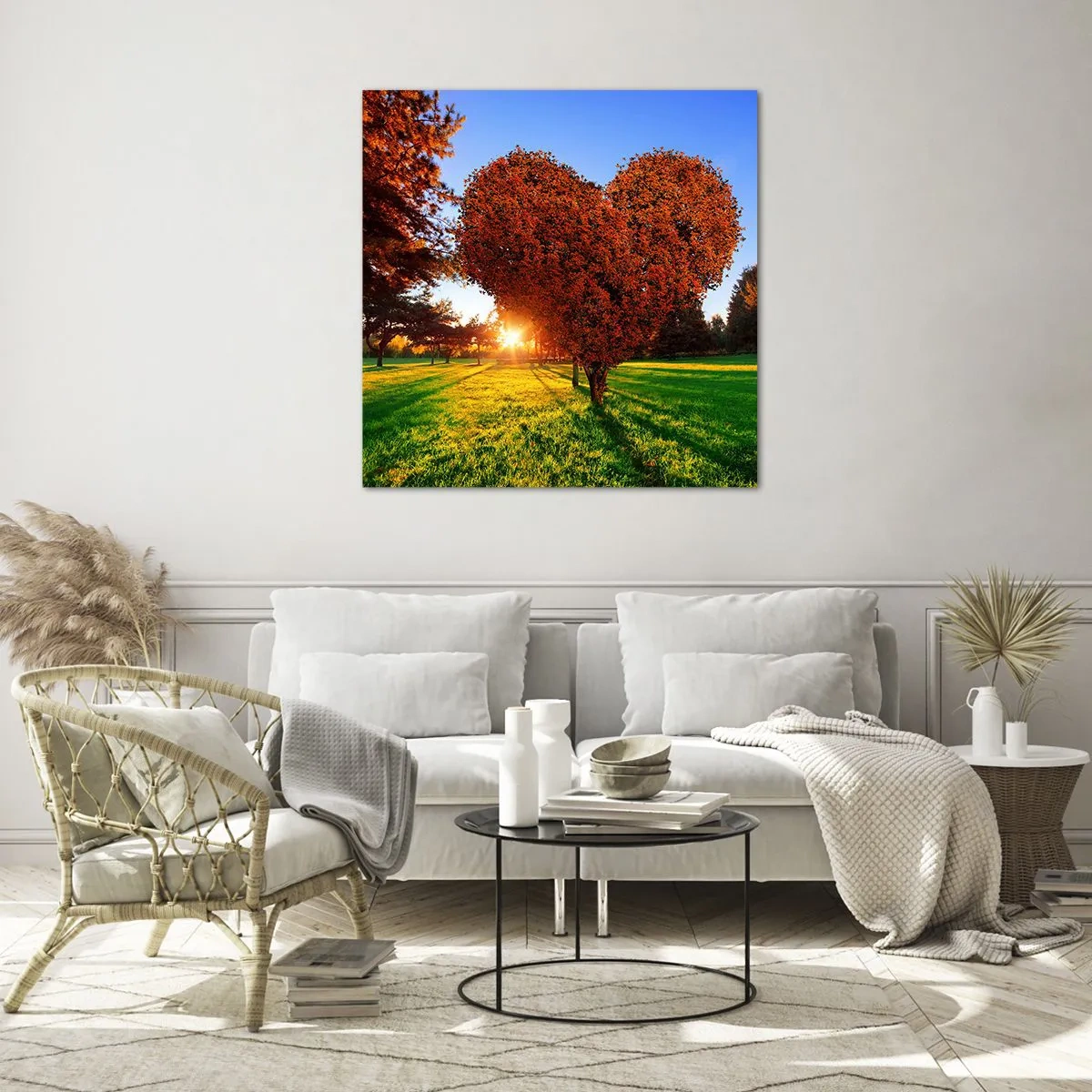 Impression sur verre - Image sur verre - Et comment ne pas aimer tomber - 40x40 cm