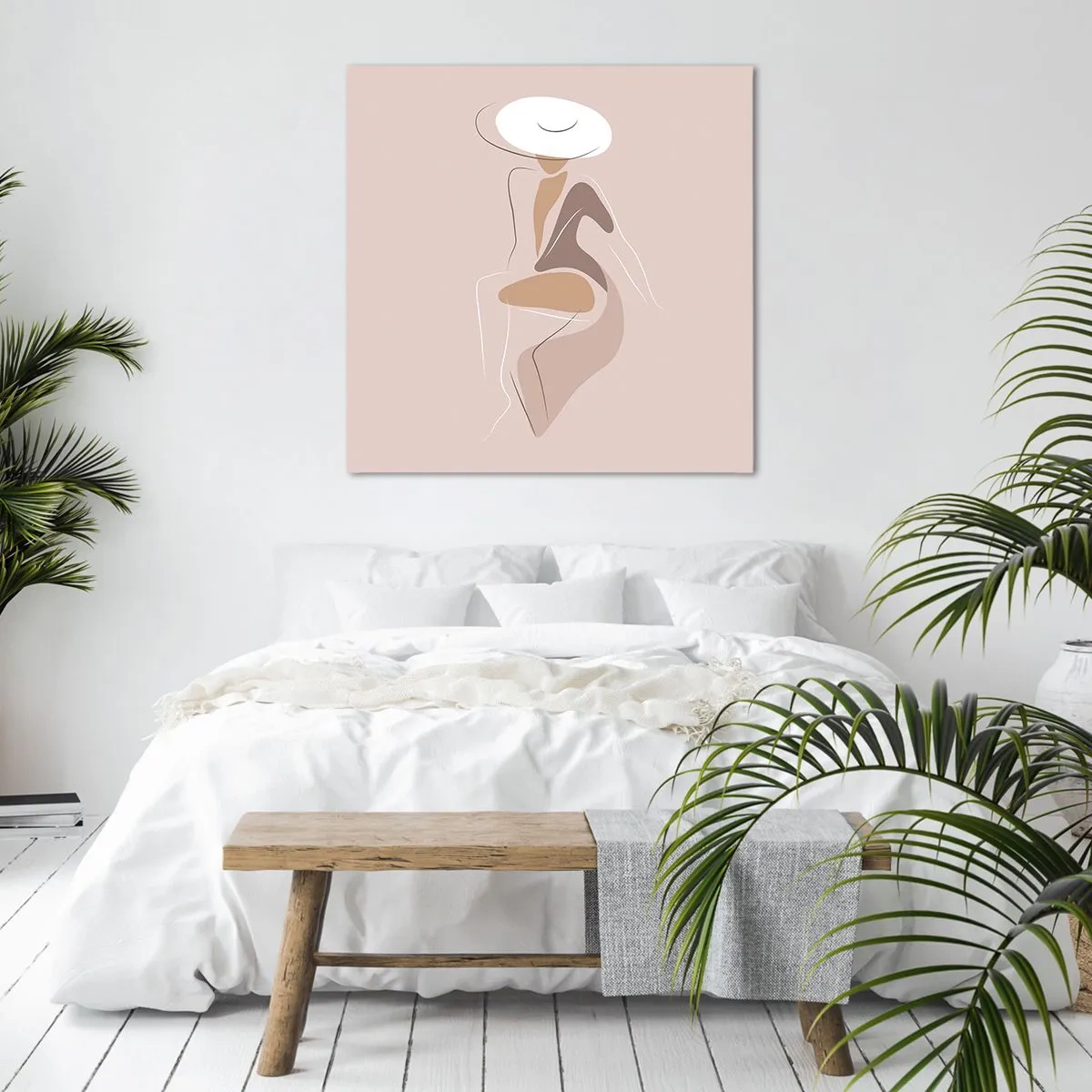 Impression sur toile - Image sur toile - Être une dame - 60x60 cm