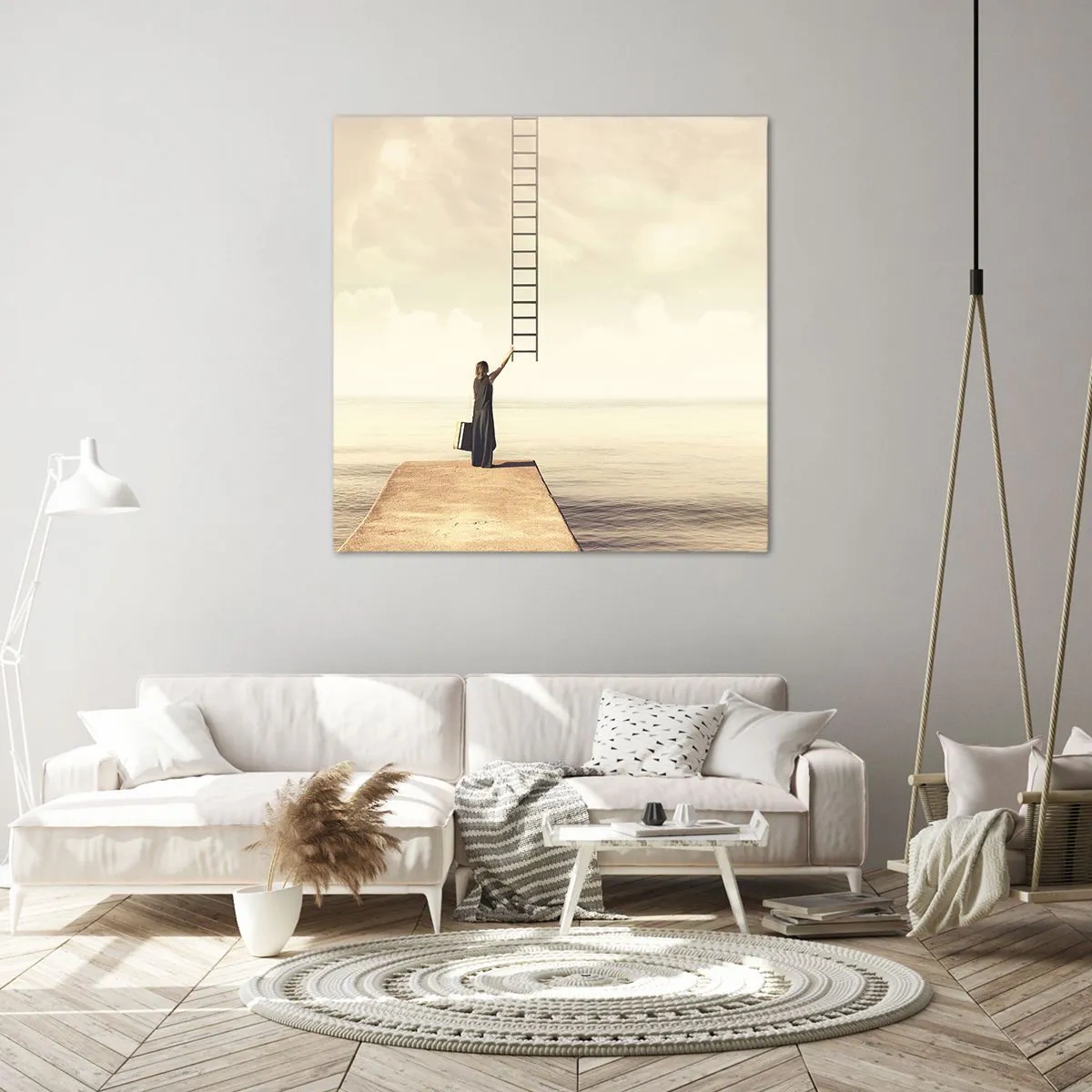 Impression sur toile - Image sur toile - Voyage magique - 70x70 cm