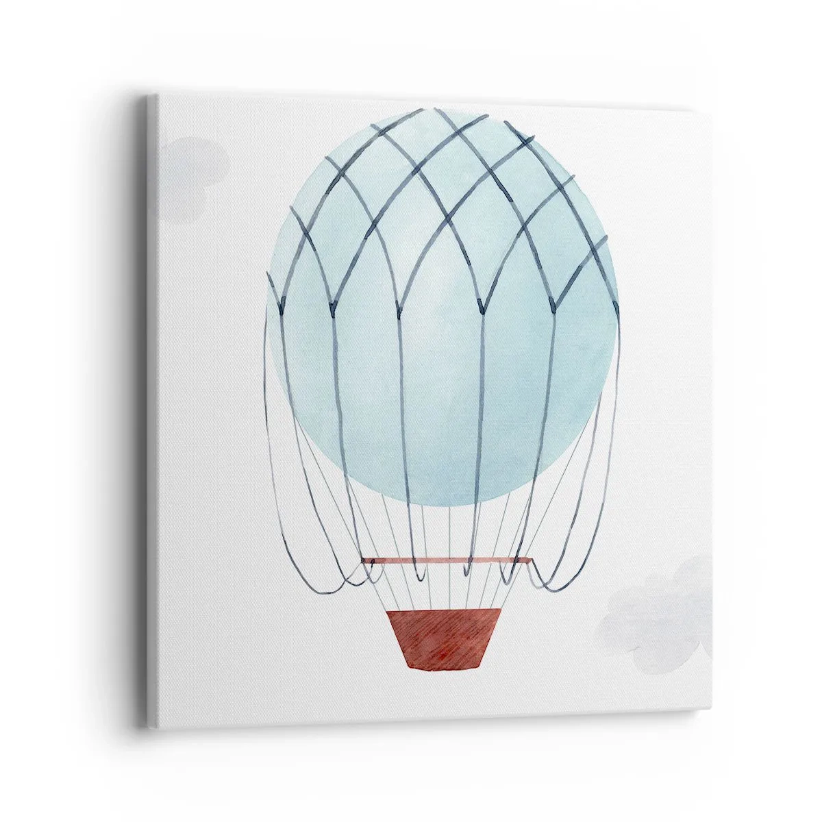 Impression sur toile - Image sur toile - Entièrement dans les nuages - 40x40 cm