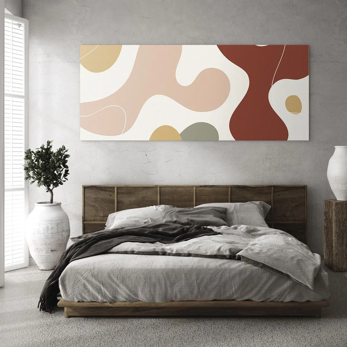 Impression sur verre - Image sur verre - Entrelac - 100x40 cm