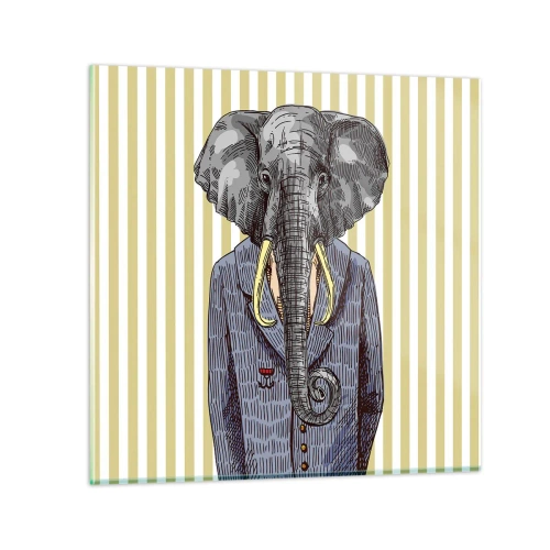 Impression sur verre - Image sur verre - Élégant par nature - 30x30 cm