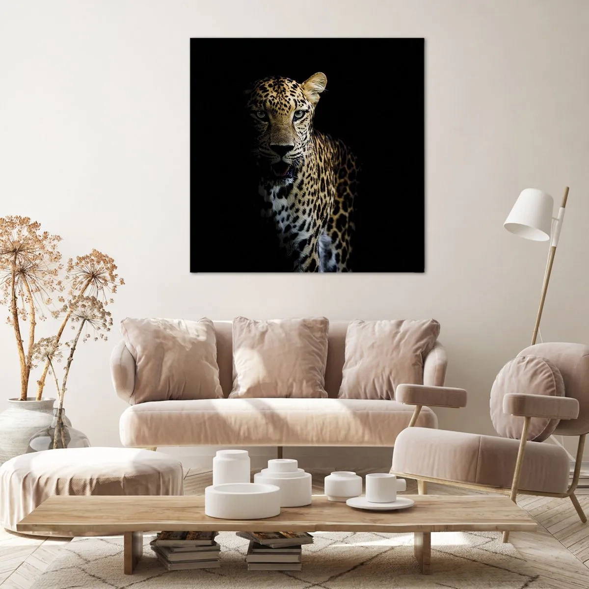 Impression sur toile - Image sur toile - Beauté sombre - 40x40 cm