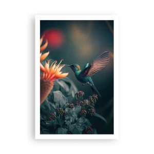 Affiche - Poster - une vie vraiment colorée - 61x91 cm