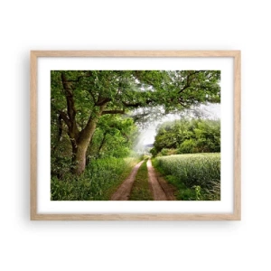 Affiche dans un chêne clair - Poster - Et in Arcadia ego - 50x40 cm