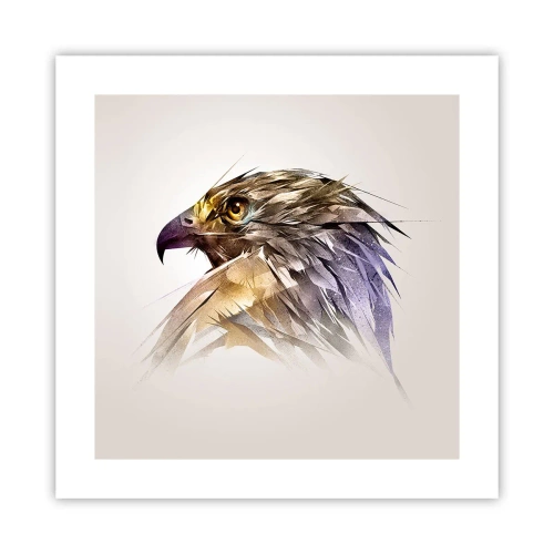 Affiche - Poster - Portrait d'un guerrier - 40x40 cm