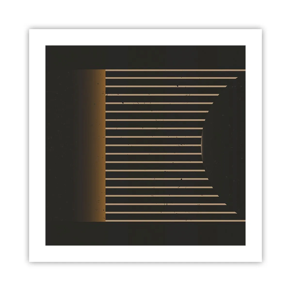 Affiche - Poster - Explorez les ténèbres - 50x50 cm