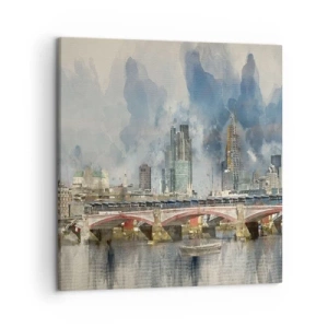 Impression sur toile - Image sur toile - Londres dans toute sa splendeur - 50x50 cm
