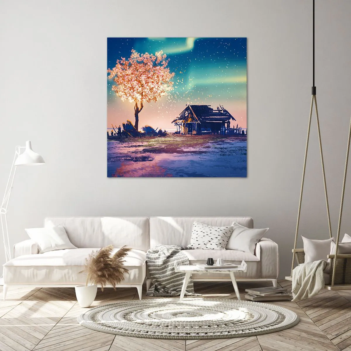 Impression sur toile - Image sur toile - La nature ne passe pas - 40x40 cm