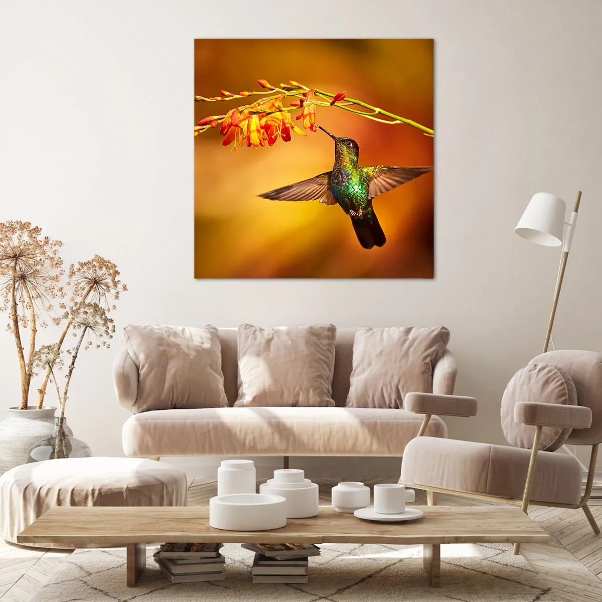 Impression sur toile - Image sur toile - Un messager de lumière selon les Mayas - 70x70 cm