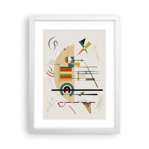 Affiche dans un cadre blanc - Poster - Et le monde s’amuse - 30x40 cm