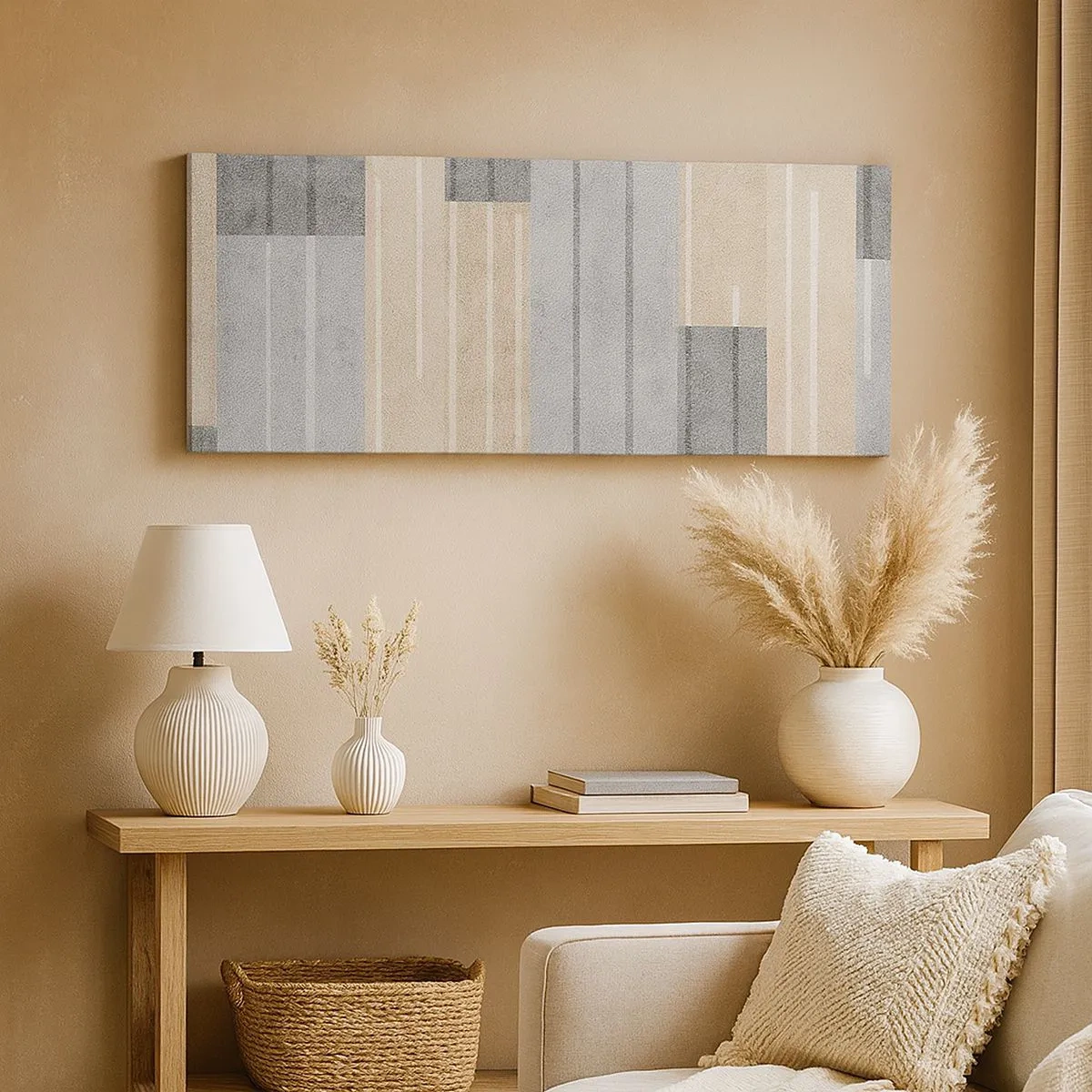 Impression sur toile - Image sur toile - Composition : se tenir droit - 100x40 cm