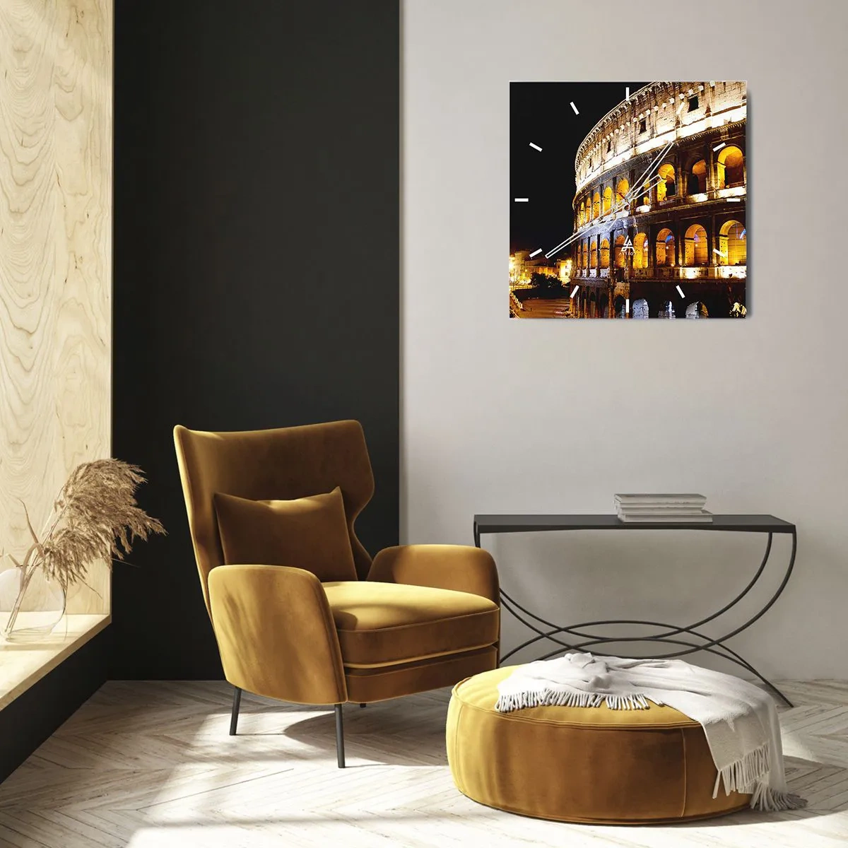 Horloge murale - Pendule murale - Il est temps de commencer les Jeux - 40x40 cm