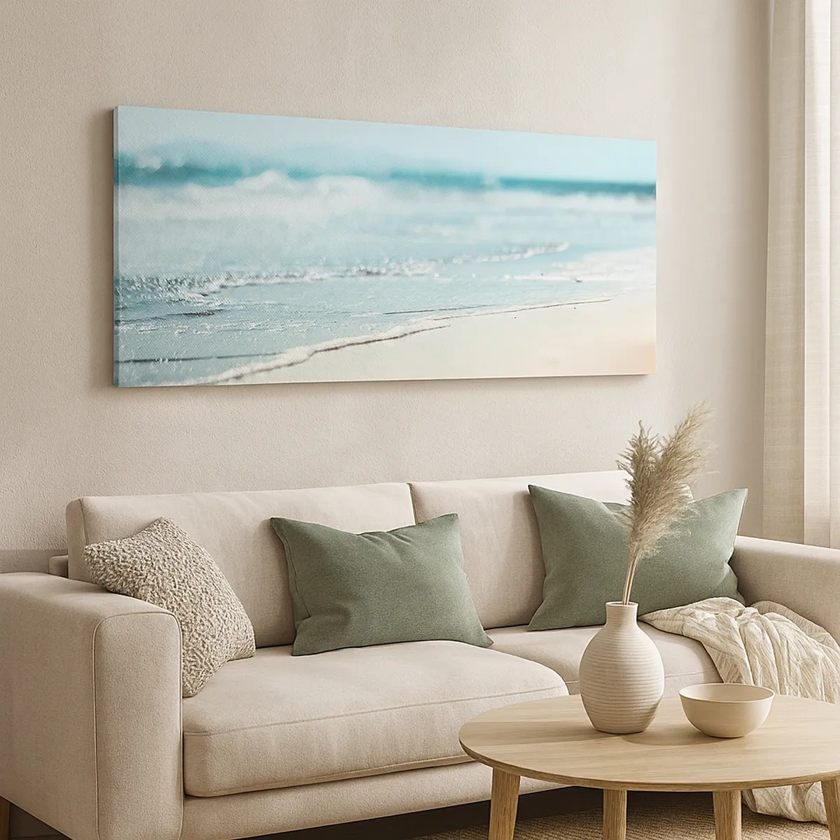 Impression sur toile - Image sur toile - Chaleur et bruissement - 30x30 cm