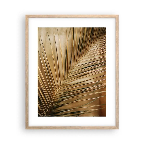 Affiche dans un chêne clair - Poster - Colonnade naturelle - 40x50 cm