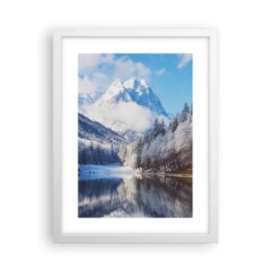 Affiche dans un cadre blanc - Poster - Protecteur de la neige - 30x40 cm