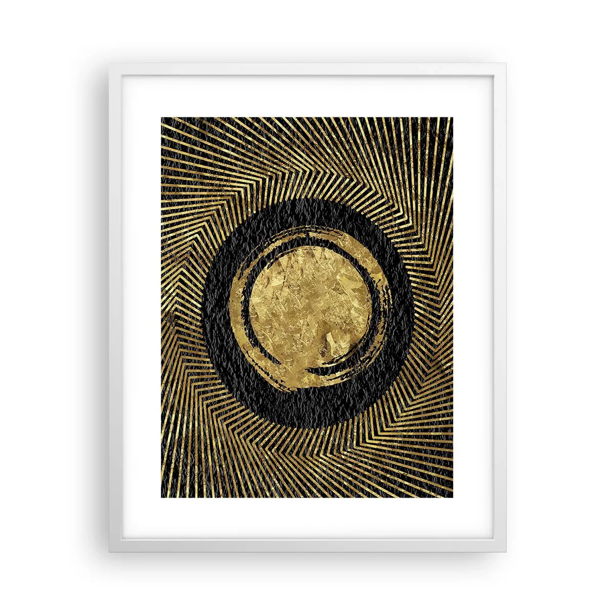 Affiche dans un cadre blanc - Poster - Composition glamour - 40x50 cm