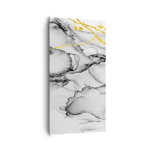 Impression sur toile - Image sur toile - Composition à motif or - 65x120 cm