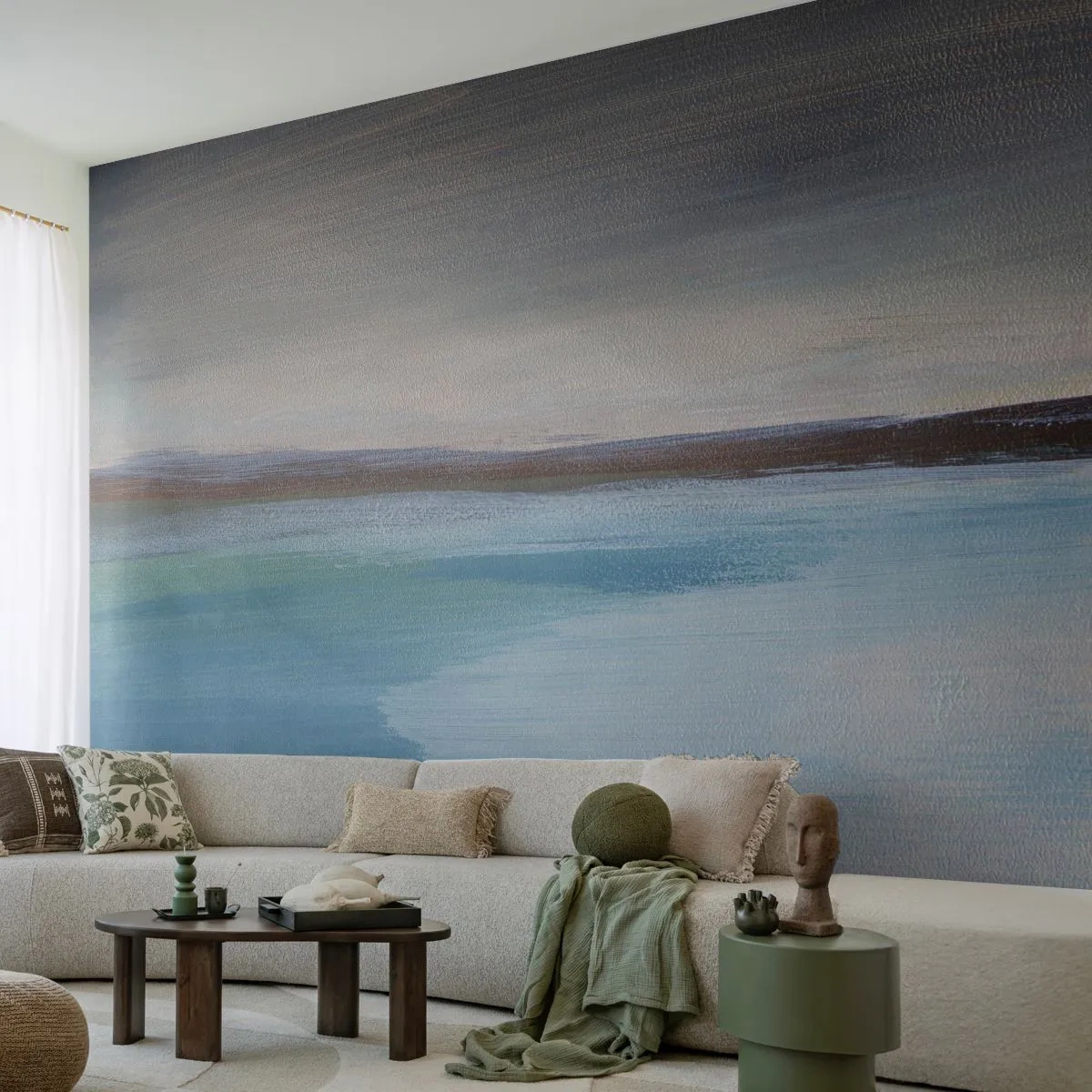 Papier peint sur mesure Premium Canvas - Paysage horizontal - Mer, Morceau, Plage