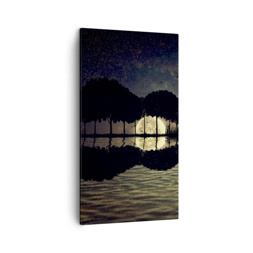 Impression sur toile - Image sur toile - Nuit au bout du monde - 45x80 cm