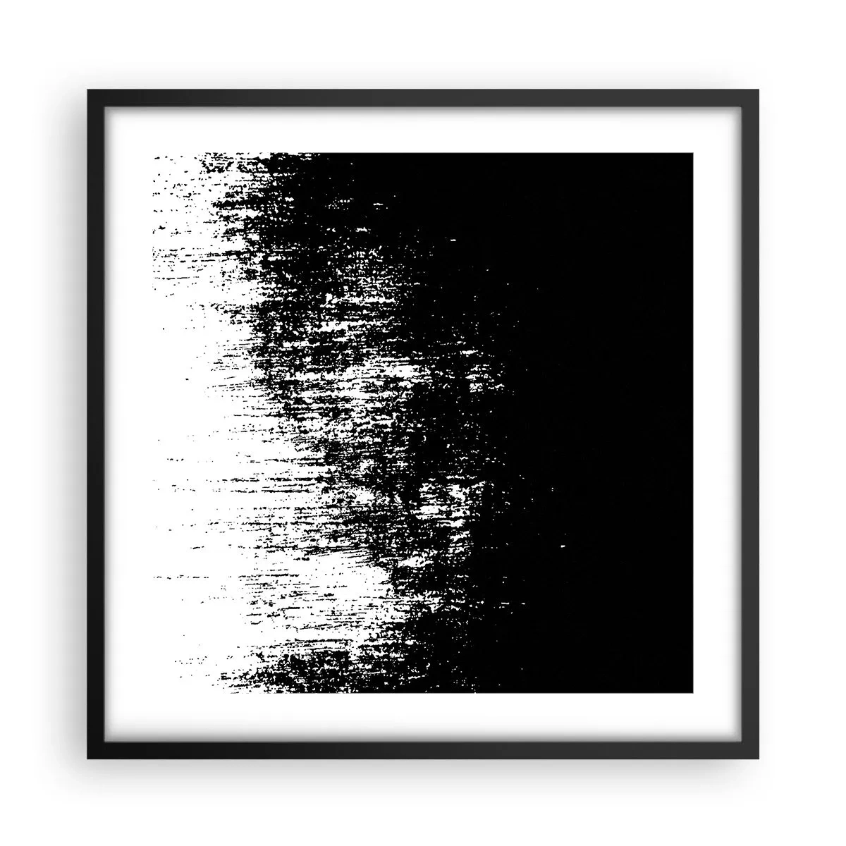 Affiche dans un cadre noir - Poster - Et le gagnant est ... - 50x50 cm