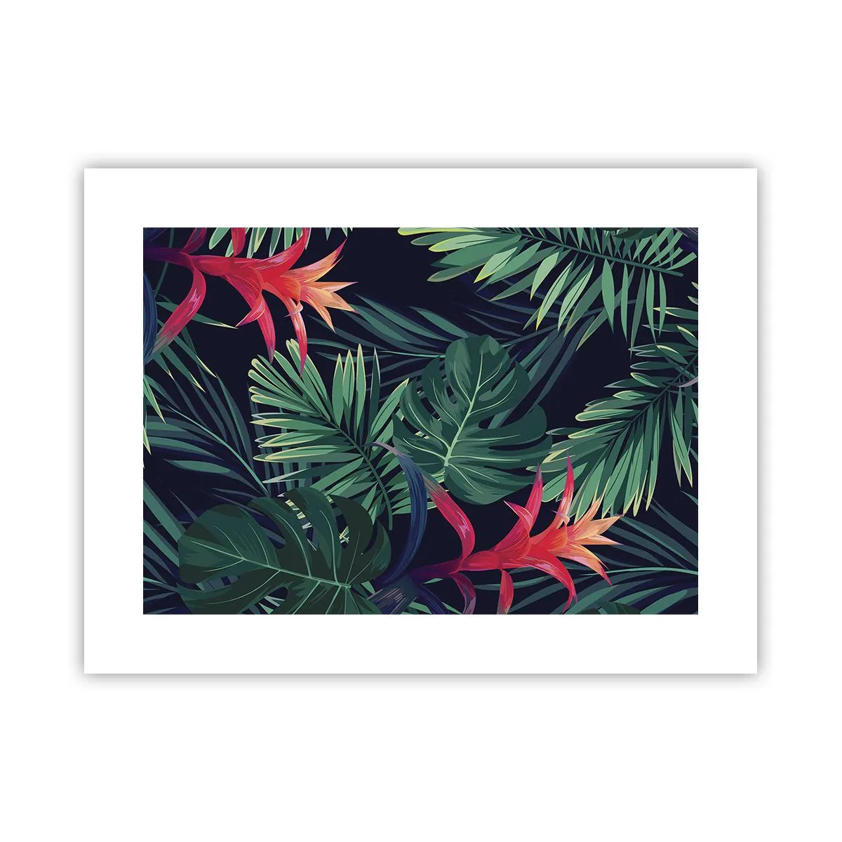 Affiche - Poster - immergé dans la nature - 40x30 cm