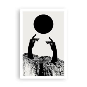 Affiche - Poster - Composition surréaliste : le soleil et le reste - 61x91 cm