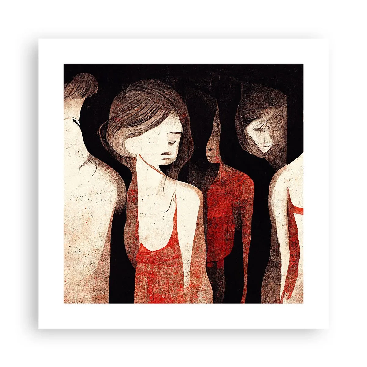Affiche - Poster - Madones des ténèbres - 40x40 cm