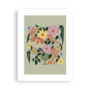 Affiche - Poster - Un bouquet plein de vie - 30x40 cm