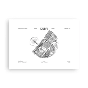 Affiche - Poster - Anatomie de Dubaï - 70x50 cm