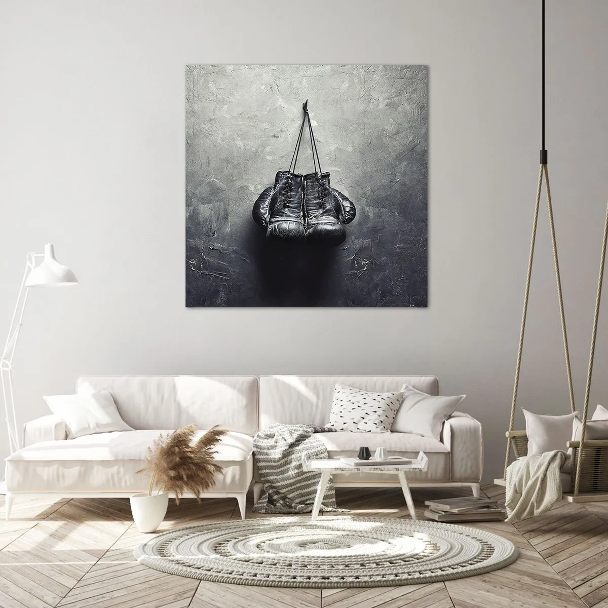 Impression sur toile - Image sur toile - Un temps pour se battre et un temps pour la paix - 40x40 cm