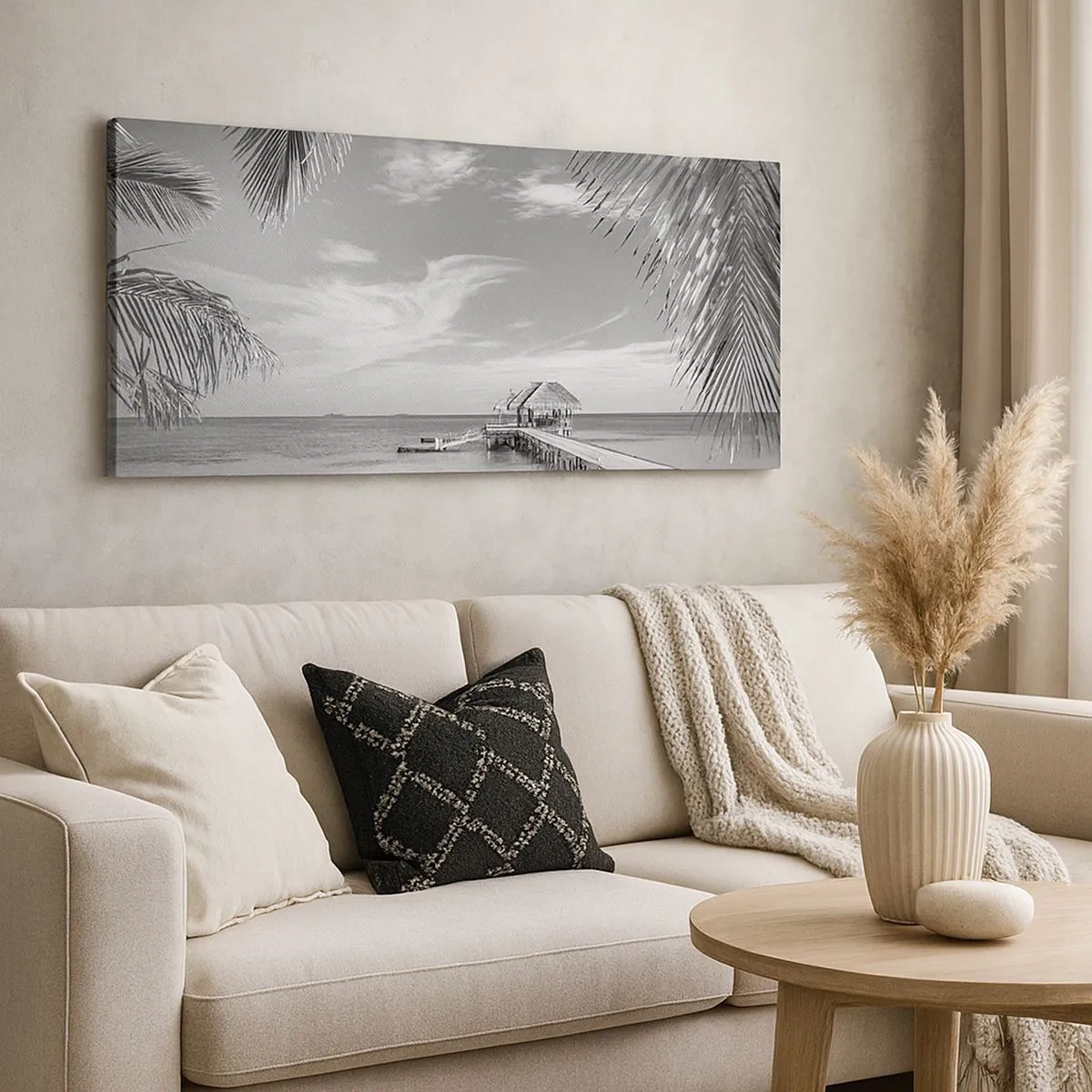 Impression sur toile - Image sur toile - Souvenirs ou rêve? - 100x40 cm