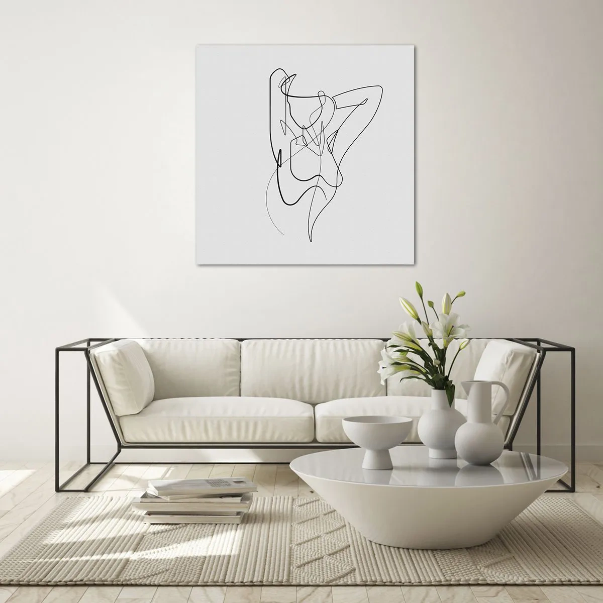 Impression sur verre - Image sur verre - Vraiment, tu es comme ça... - 70x70 cm