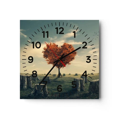 Horloge murale - Pendule murale - Il y a toujours de l'espoir - 30x30 cm