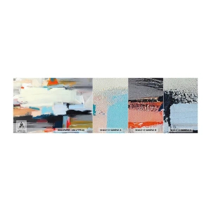 Échantillon de Papier Peint Premium Sand - Y a-t-il une méthode ? - Moderne, Des peintures, Minimaliste - 100x30 cm