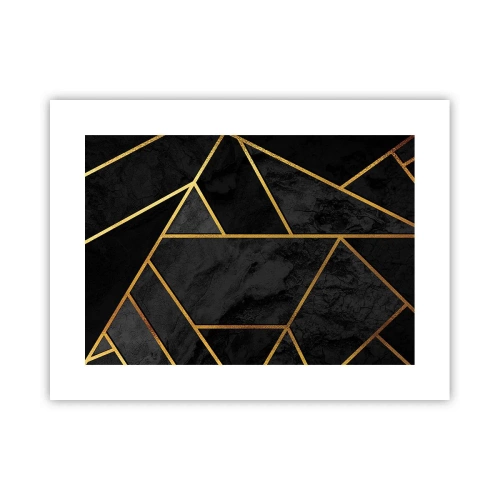 Affiche - Poster - Obscurité et éclat - 40x30 cm