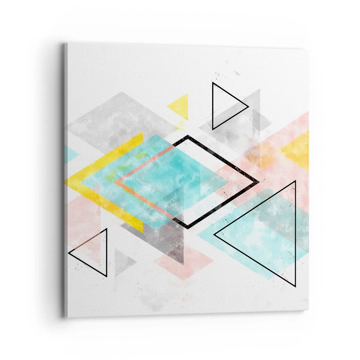 Impression sur toile - Image sur toile - Géométrie facile - 70x70 cm