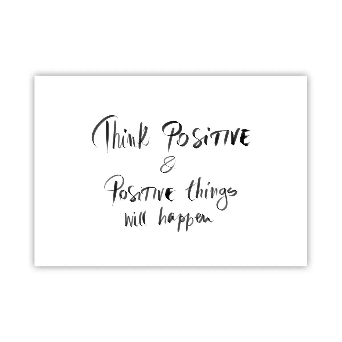 Affiche - Poster - Lettrage inspirant en noir sur fond blanc - 100x70cm - Comment vivre? - Décoration murale moderne pour le salon et la chambre ARTTOR