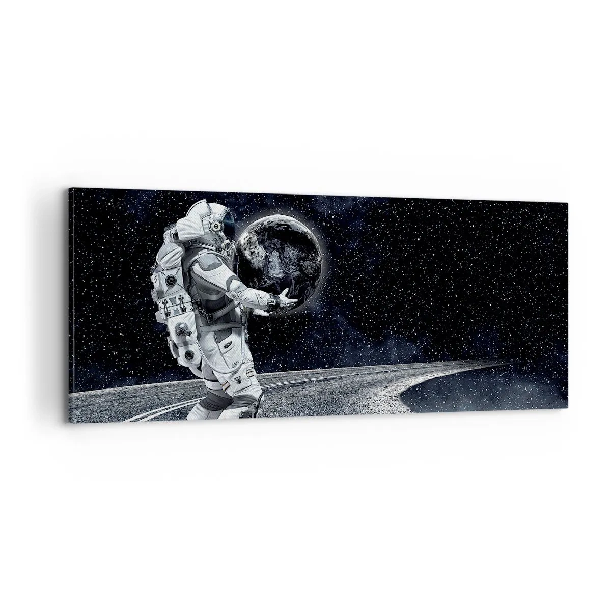 Impression sur toile - Image sur toile - Sur la Voie Lactée - 100x40 cm