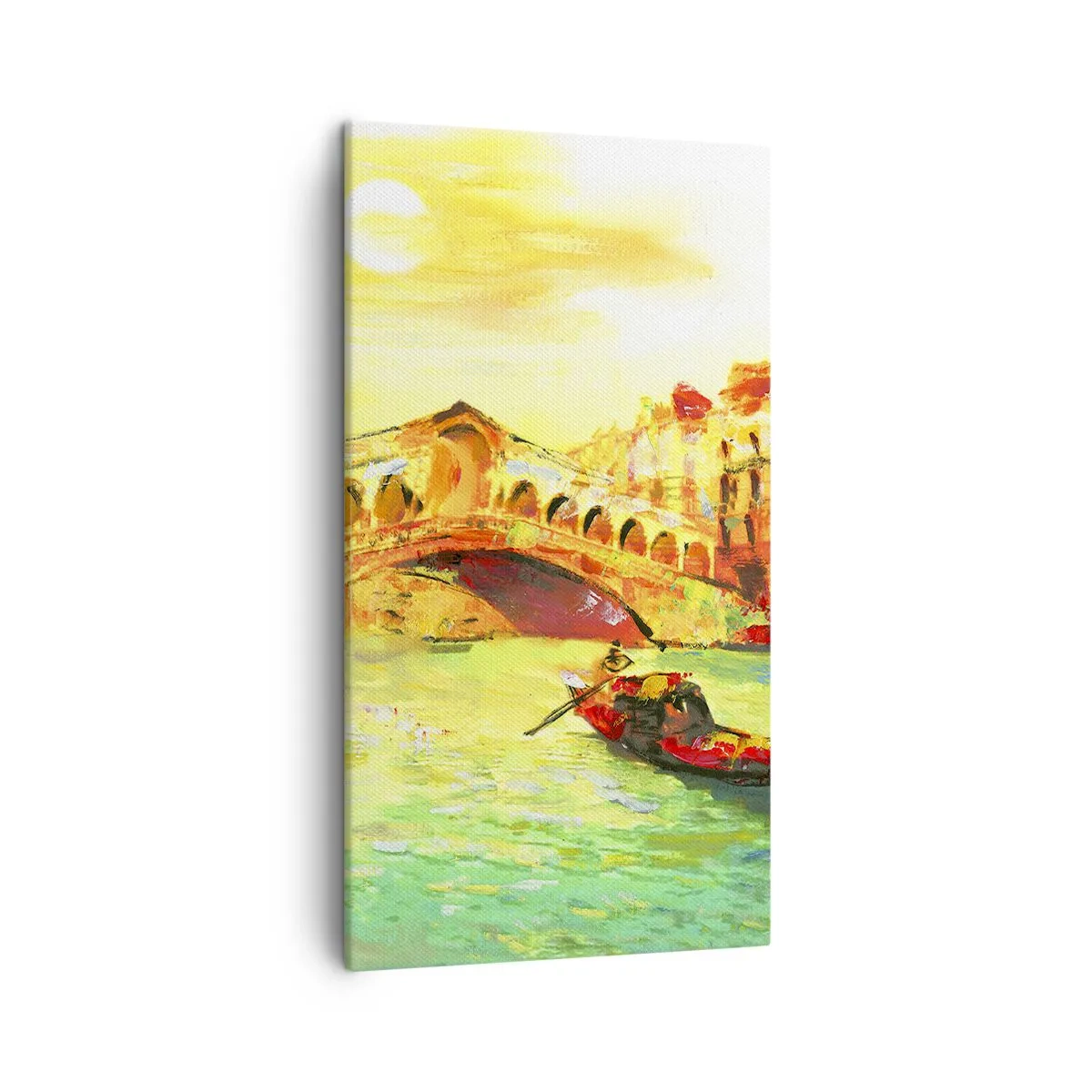 Impression sur toile - Image sur toile - Un pèlerinage d'amoureux - 45x80 cm