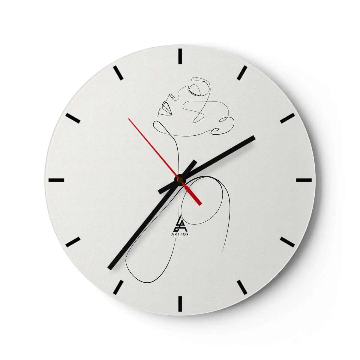 Horloge murale - Pendule murale - En boucle dans les rêves - 40x40 cm