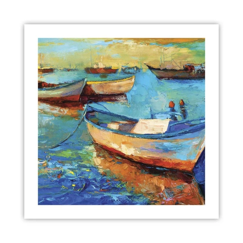 Affiche - Poster - Dans la baie du sud - 50x50 cm