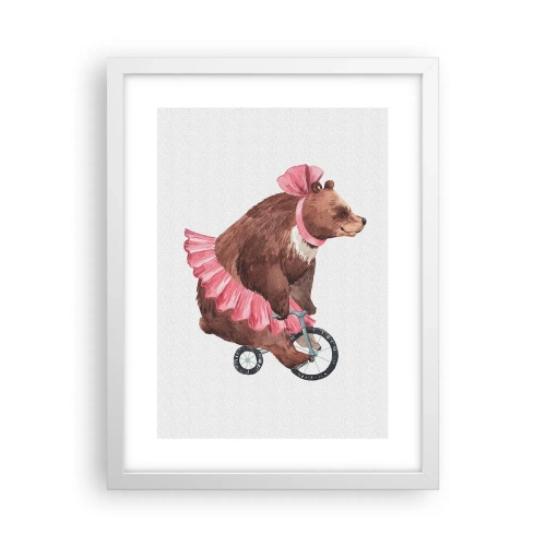 Affiche dans un cadre blanc - Poster - Quel cirque ! - 30x40 cm